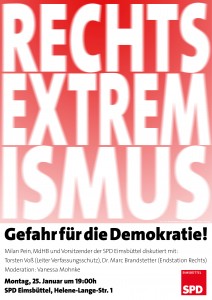 Plakat Rechtsextremismus
